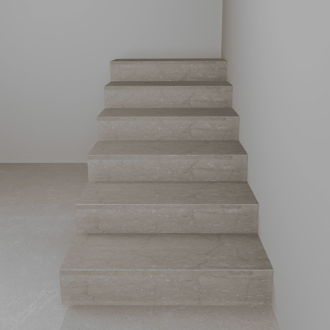 Scala in Marmo Botticino